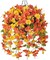 Artificial Fake Hanging Flowers Baskets for Outdoors, UV Resistant Faux Hibiscus Plants Trailing Vines Realistic Silk Spring Flowers for Planters Outside Patio Porch Balcony Garden Home Decor